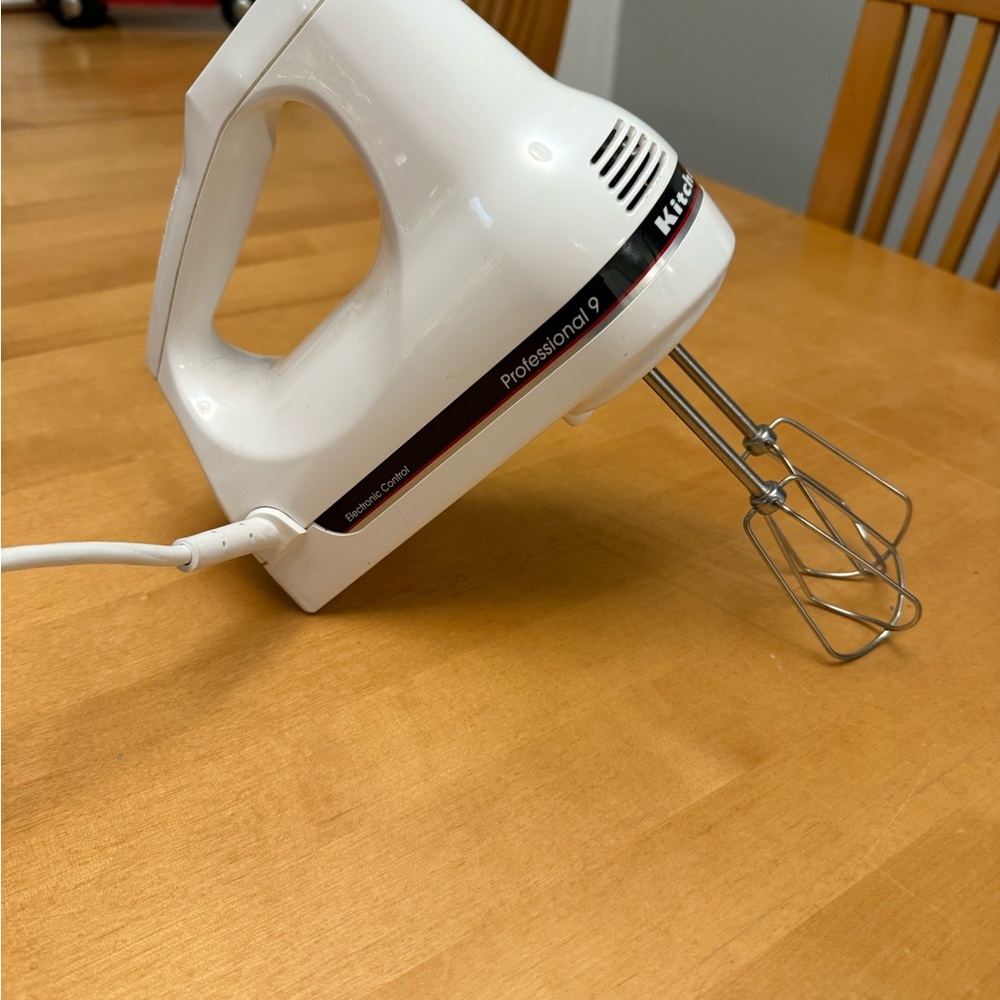 KitchenAid Professional White Hand Mixer